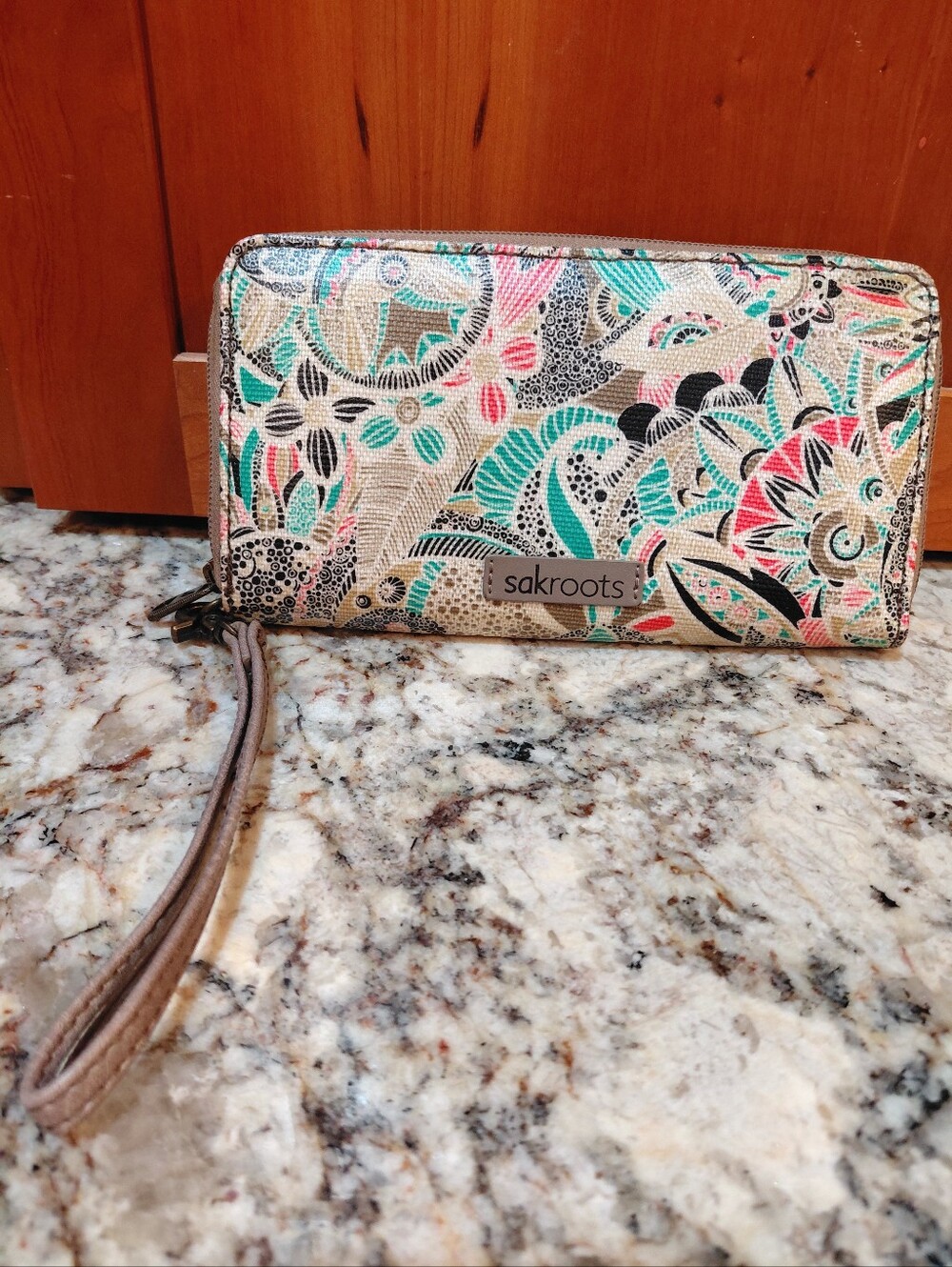 Sakroot wallet-wristlet New- No Tag
